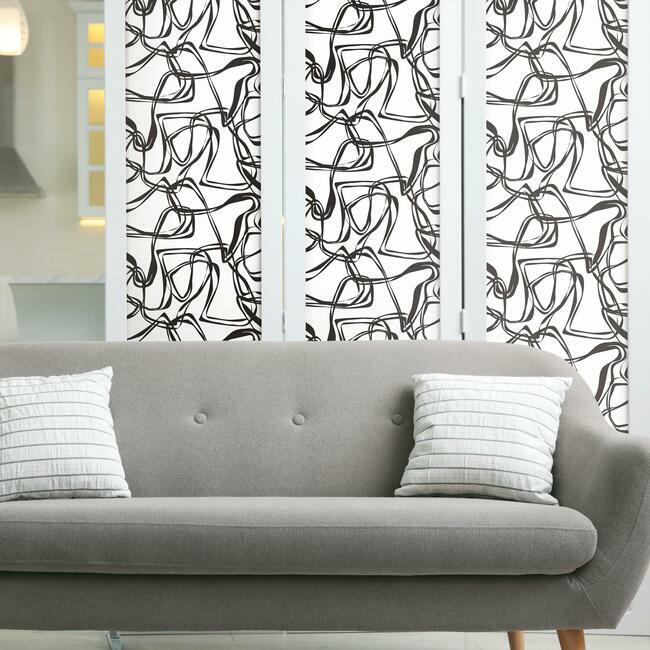 Jane Dixon Ribbon Trail Peel & Stick Wallpaper Peel and Stick Wallpaper RoomMates   