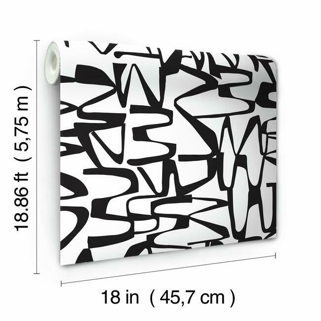 Jane Dixon Enigmatic Peel & Stick Wallpaper Peel and Stick Wallpaper RoomMates   