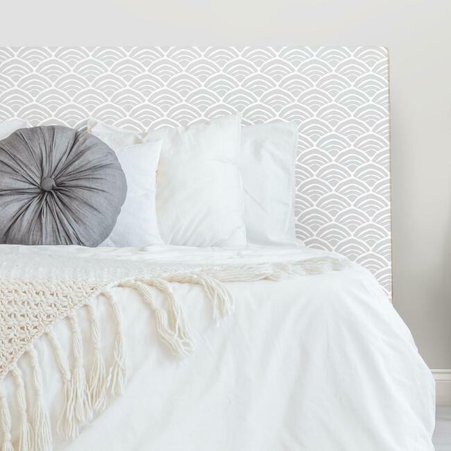 Jane Dixon Coastal Scallop Peel & Stick Wallpaper Peel and Stick Wallpaper RoomMates   