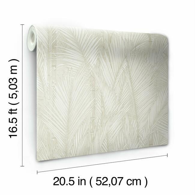 Swaying Fronds Peel & Stick Wallpaper Peel and Stick Wallpaper RoomMates   