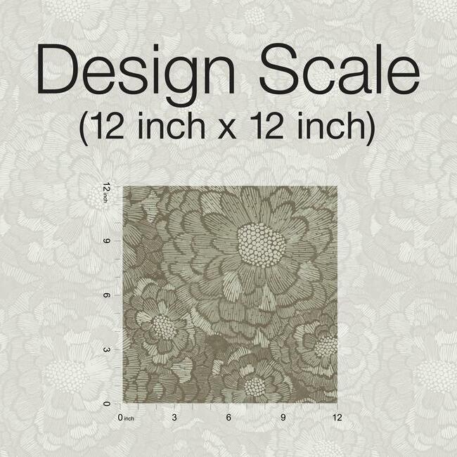 Zen Dahlia Peel and Stick Wallpaper Peel and Stick Wallpaper RoomMates   