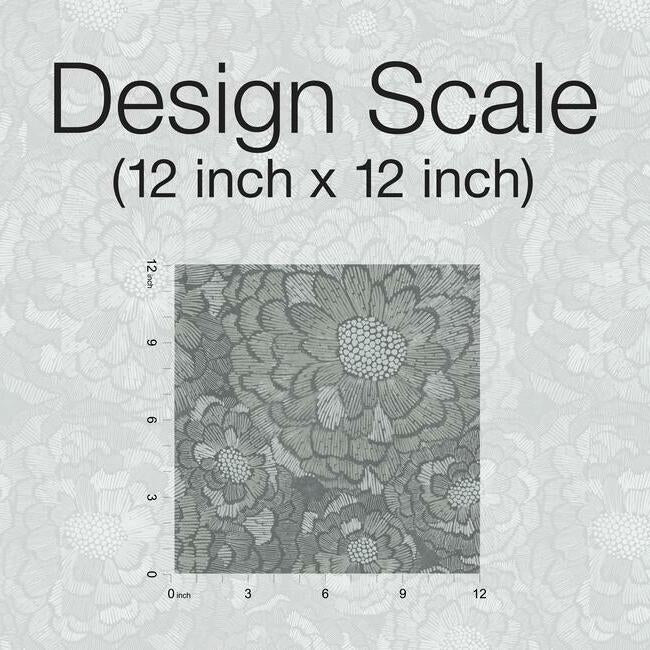 Zen Dahlia Peel and Stick Wallpaper Peel and Stick Wallpaper RoomMates   