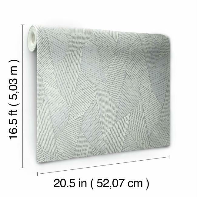 Woven Reed Stitch Peel & Stick Wallpaper Peel and Stick Wallpaper RoomMates   