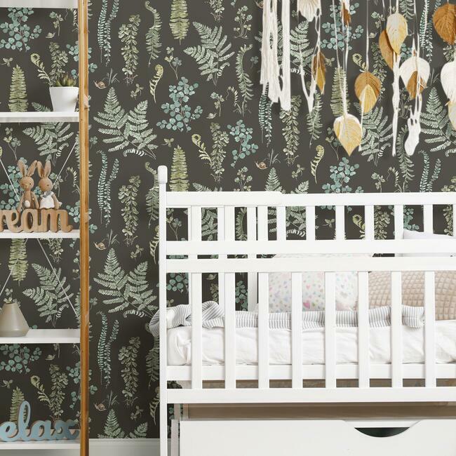 Lisa Audit Fern Study Peel & Stick Wallpaper Peel and Stick Wallpaper RoomMates   