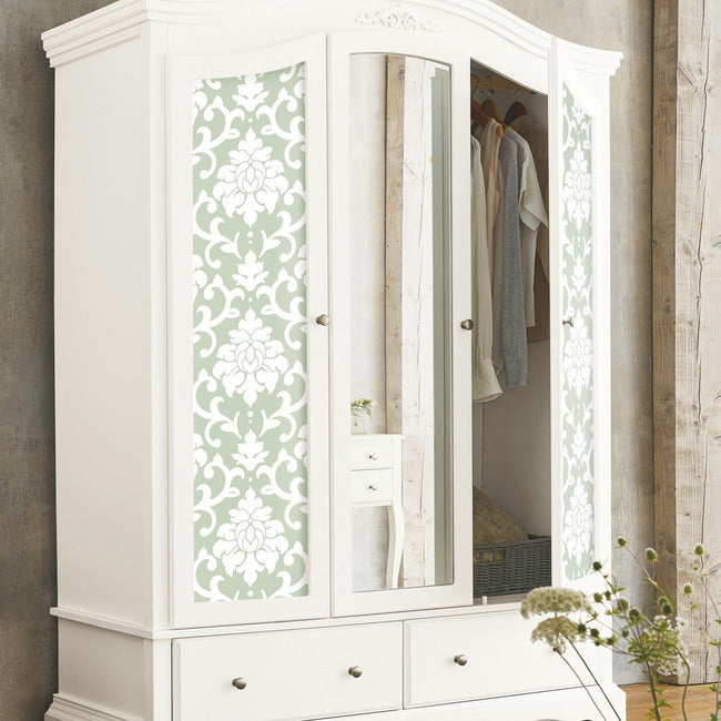 Damask Peel & Stick Wallpaper Peel and Stick Wallpaper RoomMates   