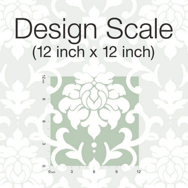 Damask Peel & Stick Wallpaper Peel and Stick Wallpaper RoomMates   