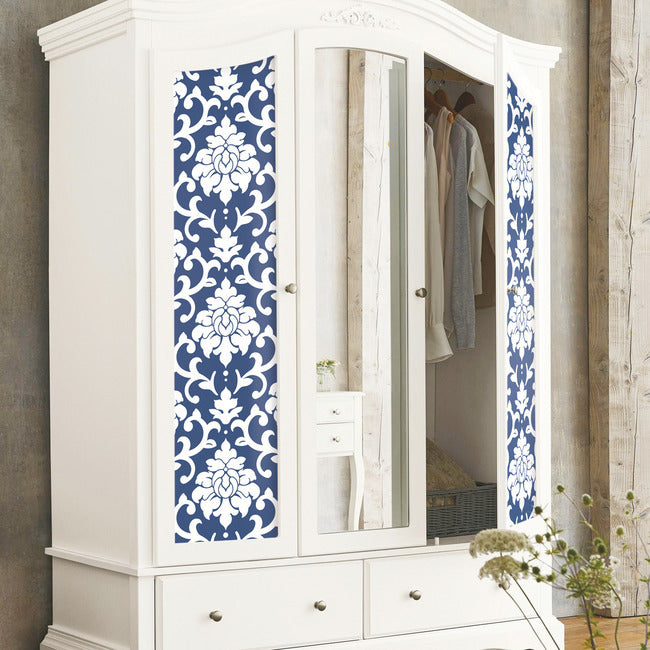 Damask Peel & Stick Wallpaper Peel and Stick Wallpaper RoomMates   