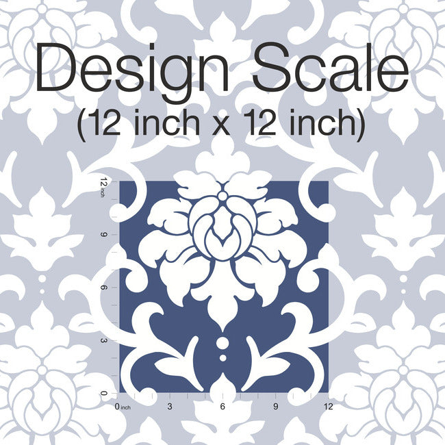Damask Peel & Stick Wallpaper Peel and Stick Wallpaper RoomMates   