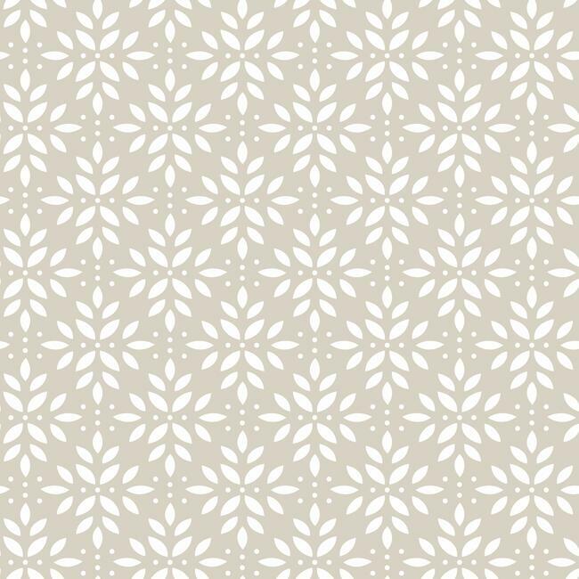 Rose Lindo Agave Peel & Stick Wallpaper Peel and Stick Wallpaper RoomMates Roll Beige 