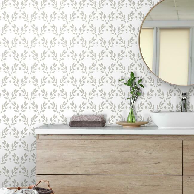 Rose Lindo Dawn Peel & Stick Wallpaper Peel and Stick Wallpaper RoomMates   