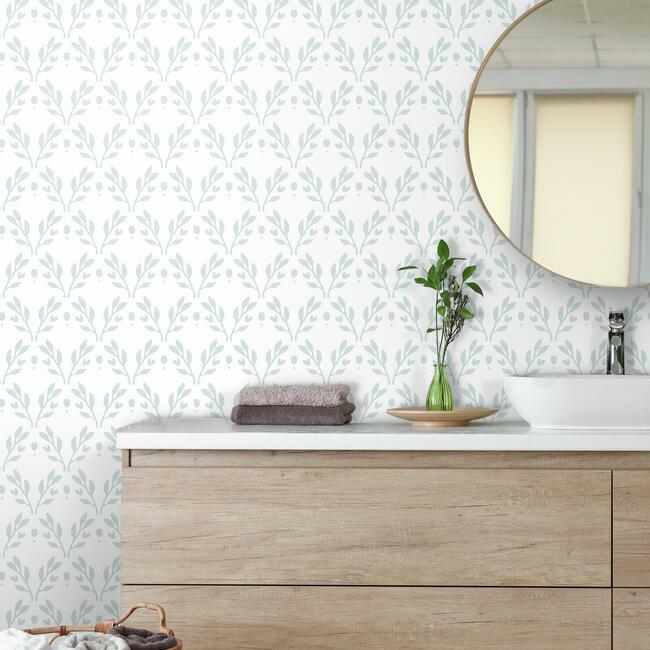 Rose Lindo Dawn Peel & Stick Wallpaper Peel and Stick Wallpaper RoomMates   