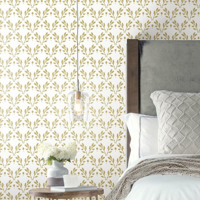 Rose Lindo Dawn Peel & Stick Wallpaper Peel and Stick Wallpaper RoomMates   