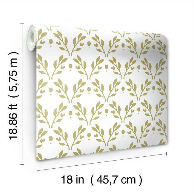 Rose Lindo Dawn Peel & Stick Wallpaper Peel and Stick Wallpaper RoomMates   