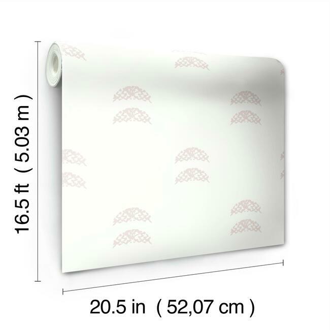 Rose Lindo Half Moon Peel & Stick Wallpaper Peel and Stick Wallpaper RoomMates   
