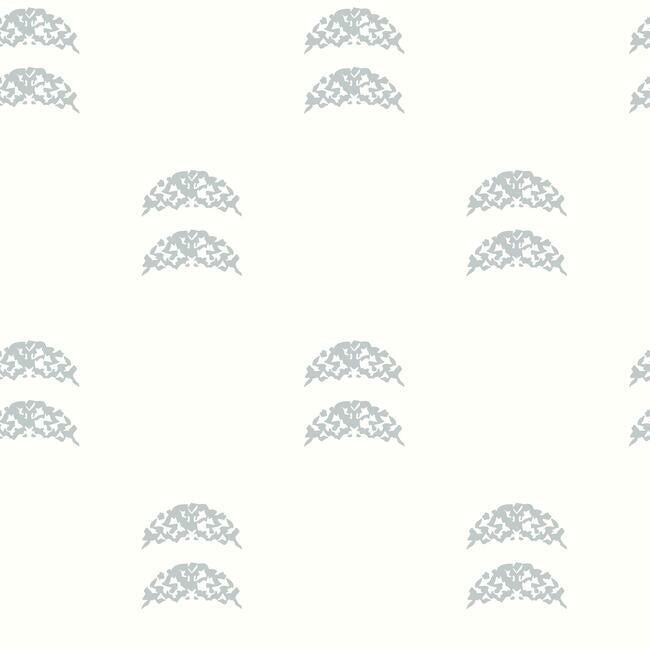 Rose Lindo Half Moon Peel & Stick Wallpaper Peel and Stick Wallpaper RoomMates Roll Grey 