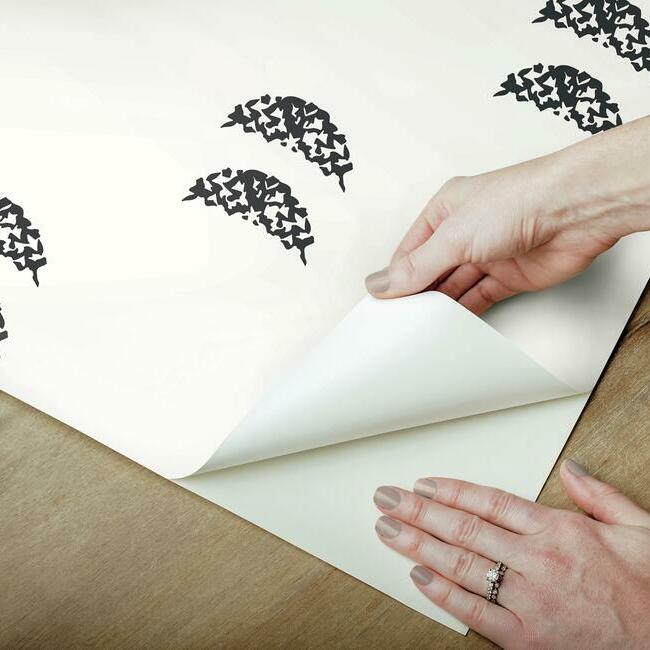 Rose Lindo Half Moon Peel & Stick Wallpaper Peel and Stick Wallpaper RoomMates   