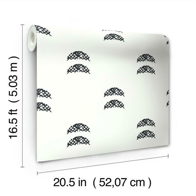 Rose Lindo Half Moon Peel & Stick Wallpaper Peel and Stick Wallpaper RoomMates   