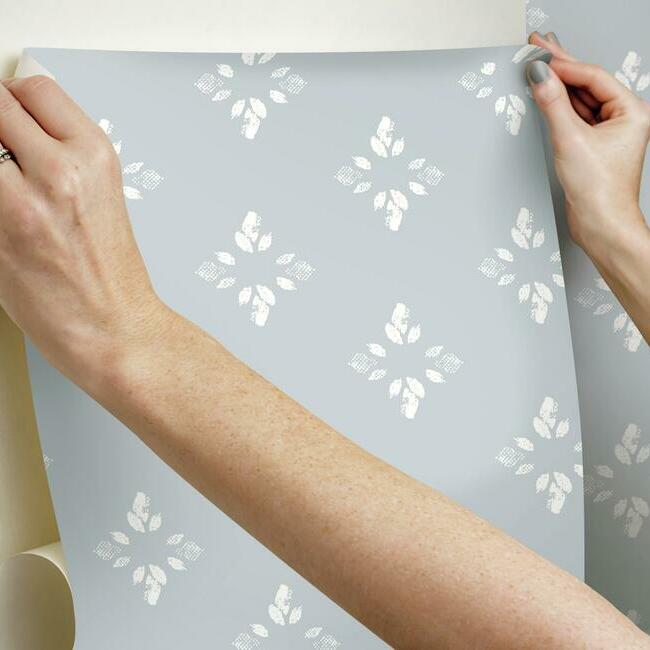 Rose Lindo Pressed Petals Peel & Stick Wallpaper Peel and Stick Wallpaper RoomMates   