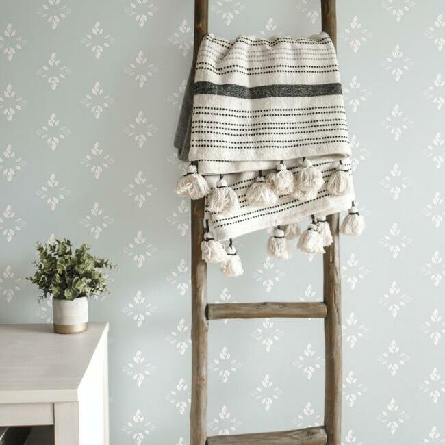 Rose Lindo Pressed Petals Peel & Stick Wallpaper Peel and Stick Wallpaper RoomMates   