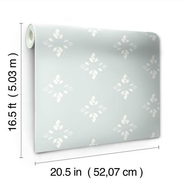 Rose Lindo Pressed Petals Peel & Stick Wallpaper Peel and Stick Wallpaper RoomMates   