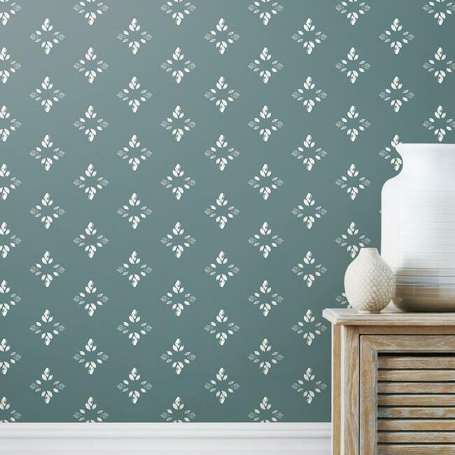 Rose Lindo Pressed Petals Peel & Stick Wallpaper Peel and Stick Wallpaper RoomMates   