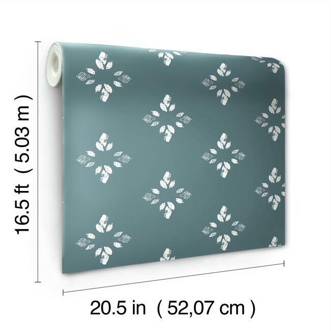 Rose Lindo Pressed Petals Peel & Stick Wallpaper Peel and Stick Wallpaper RoomMates   