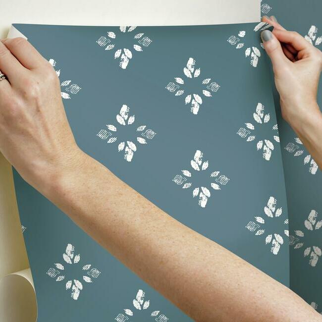 Rose Lindo Pressed Petals Peel & Stick Wallpaper Peel and Stick Wallpaper RoomMates   