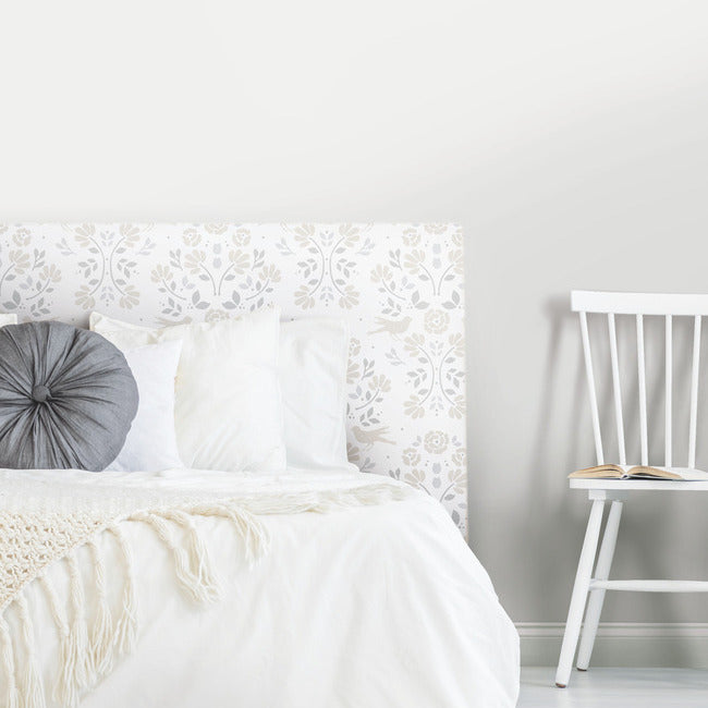 Rose Lindo Woodland Peel & Stick Wallpaper Peel and Stick Wallpaper RoomMates   