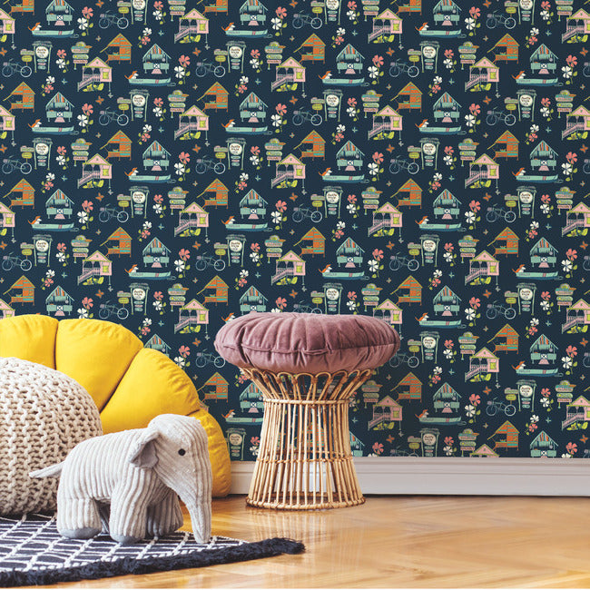 Holalola Caribbean Peel & Stick Wallpaper Peel and Stick Wallpaper RoomMates   