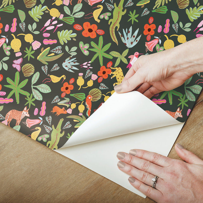 Holalola Selva Peel & Stick Wallpaper Peel and Stick Wallpaper RoomMates   