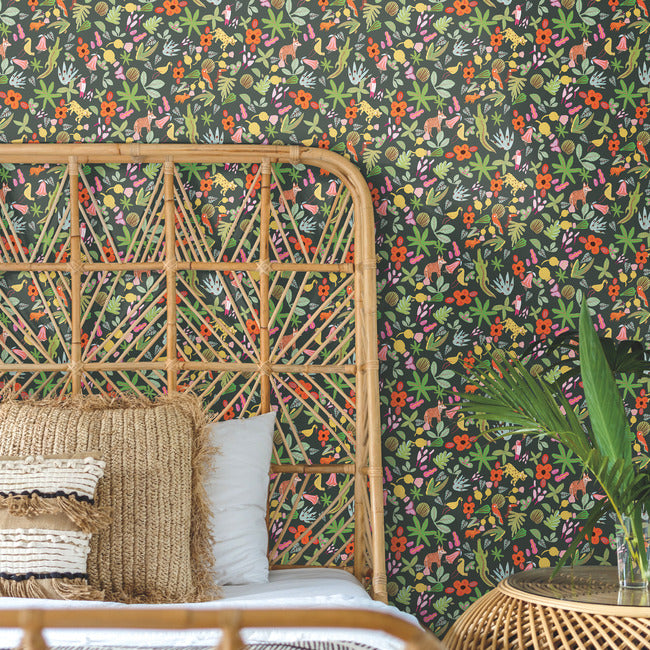 Holalola Selva Peel & Stick Wallpaper Peel and Stick Wallpaper RoomMates   