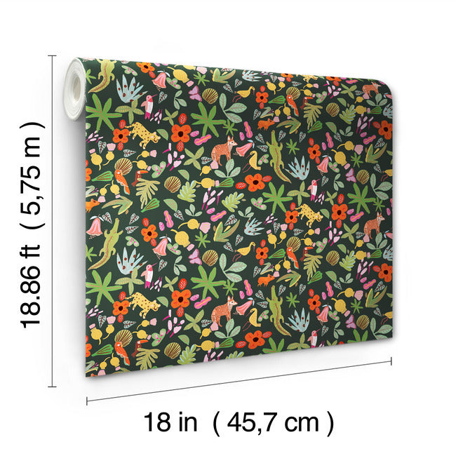 Holalola Selva Peel & Stick Wallpaper Peel and Stick Wallpaper RoomMates   
