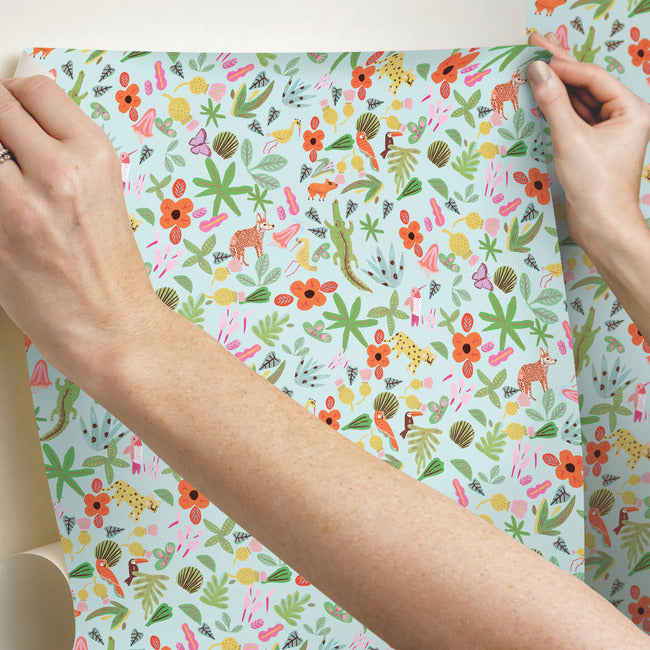 Holalola Selva Peel & Stick Wallpaper Peel and Stick Wallpaper RoomMates   