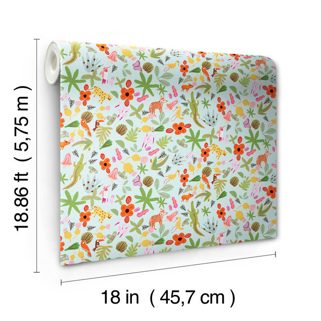 Holalola Selva Peel & Stick Wallpaper Peel and Stick Wallpaper RoomMates   