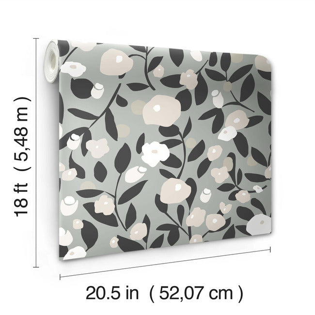 Kensington Garden Peel & Stick Wallpaper Peel and Stick Wallpaper RoomMates   