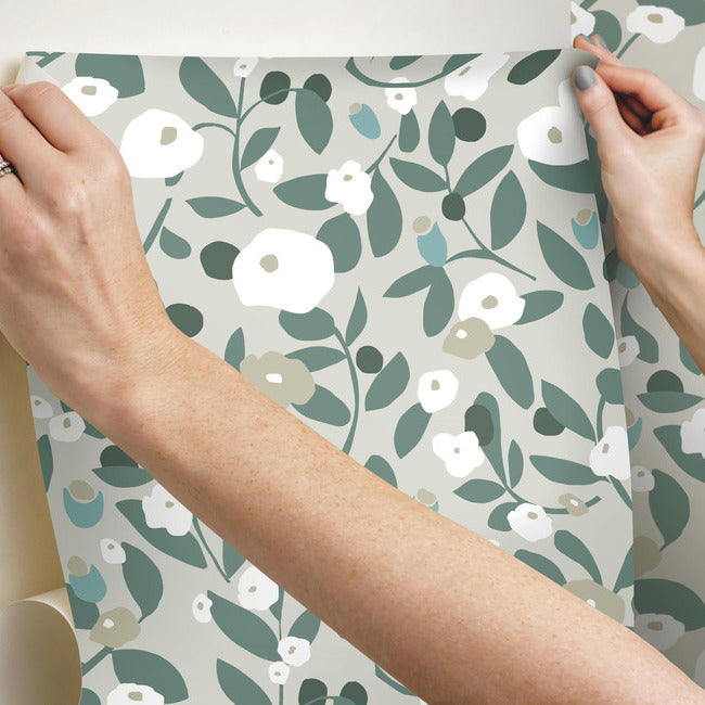 Kensington Garden Peel & Stick Wallpaper Peel and Stick Wallpaper RoomMates   