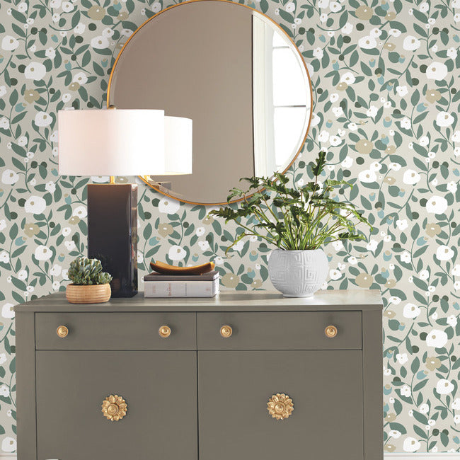 Kensington Garden Peel & Stick Wallpaper Peel and Stick Wallpaper RoomMates   
