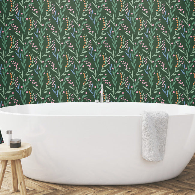 Budding Branches Peel & Stick Wallpaper Peel and Stick Wallpaper RoomMates   