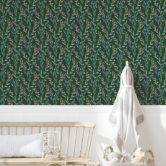 Budding Branches Peel & Stick Wallpaper Peel and Stick Wallpaper RoomMates   