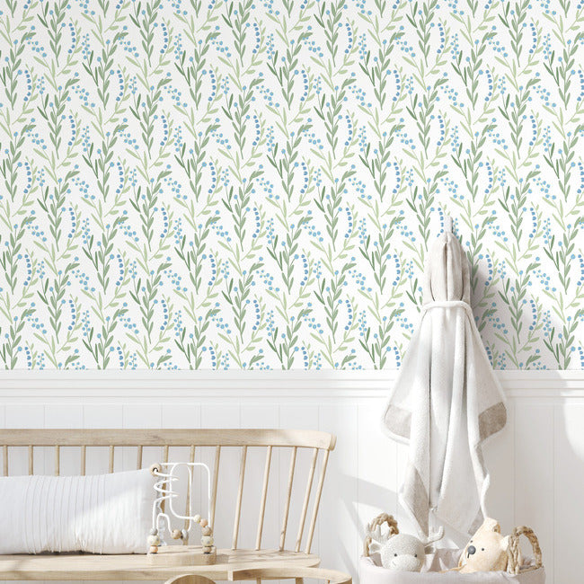 Budding Branches Peel & Stick Wallpaper Peel and Stick Wallpaper RoomMates   