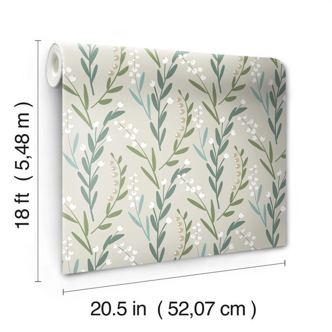 Budding Branches Peel & Stick Wallpaper Peel and Stick Wallpaper RoomMates   