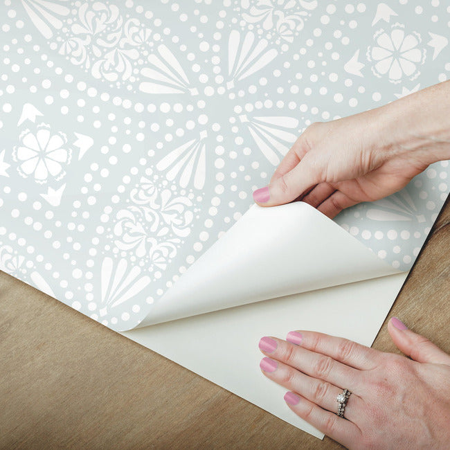 Overlapping Medallions Peel & Stick Wallpaper Peel and Stick Wallpaper RoomMates   