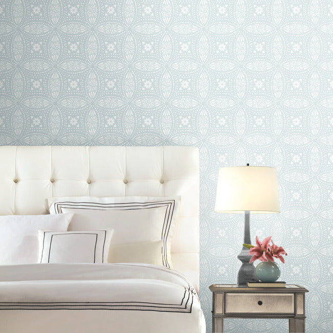 Overlapping Medallions Peel & Stick Wallpaper Peel and Stick Wallpaper RoomMates   