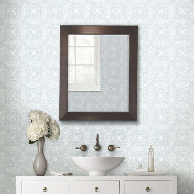 Overlapping Medallions Peel & Stick Wallpaper Peel and Stick Wallpaper RoomMates   