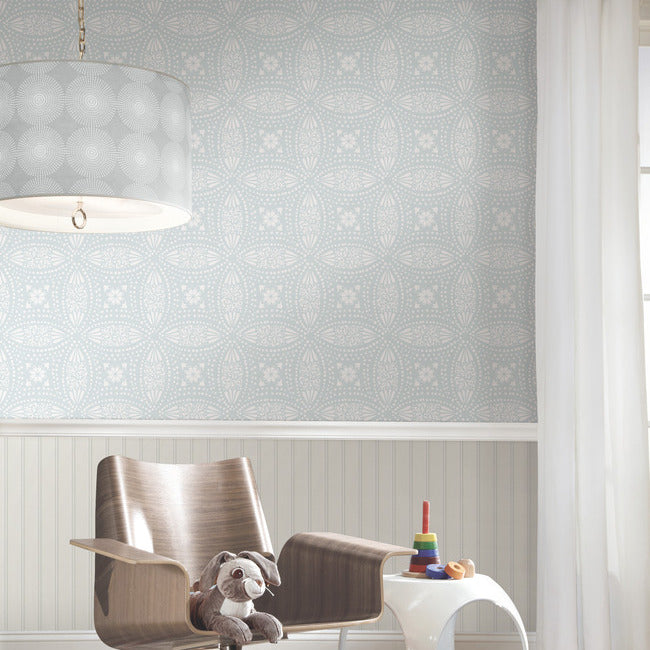 Overlapping Medallions Peel & Stick Wallpaper Peel and Stick Wallpaper RoomMates   