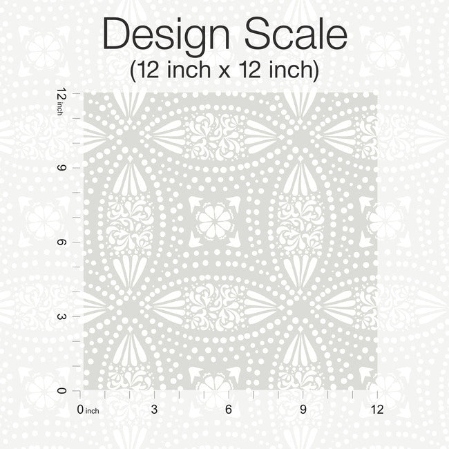 Overlapping Medallions Peel & Stick Wallpaper Peel and Stick Wallpaper RoomMates   