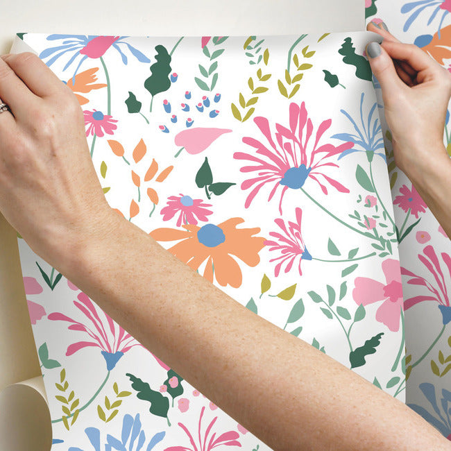 Bella Garden Peel & Stick Wallpaper Peel and Stick Wallpaper RoomMates   