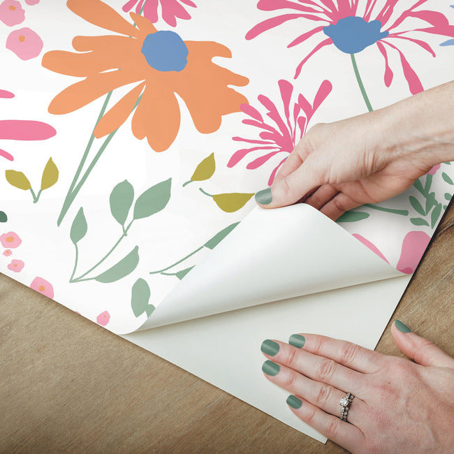 Bella Garden Peel & Stick Wallpaper Peel and Stick Wallpaper RoomMates   