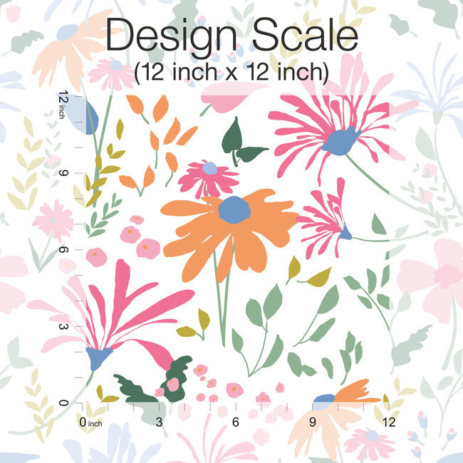 Bella Garden Peel & Stick Wallpaper Peel and Stick Wallpaper RoomMates   