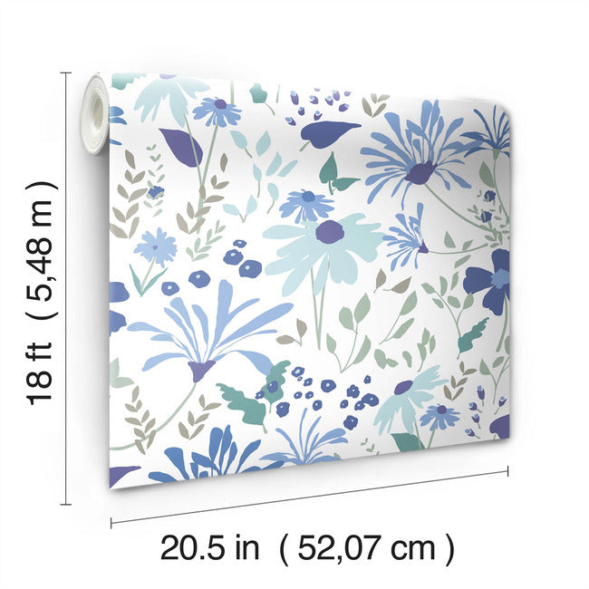 Bella Garden Peel & Stick Wallpaper Peel and Stick Wallpaper RoomMates   